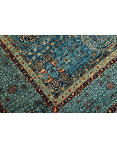 Tappeto Mamlouk Pakistan azzurro 149x205
