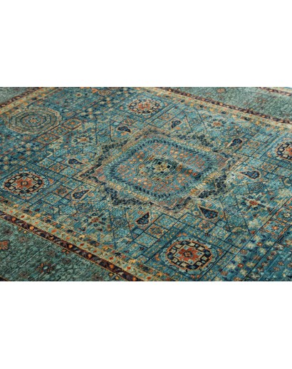Tappeto Mamlouk Pakistan azzurro 149x205
