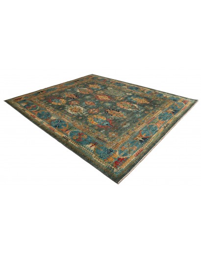 Tappeto Tribal Pakistan azzurro marrone 253x295