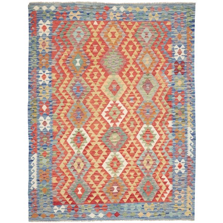 Tappeto Kilim Afghanistan marrone bianco 179x236