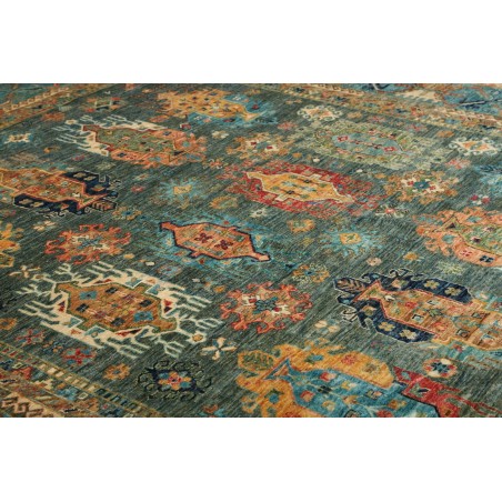 Tappeto Tribal Pakistan azzurro marrone 253x295