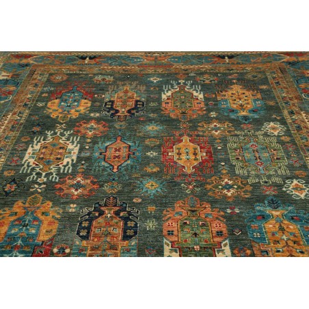 Tappeto Tribal Pakistan azzurro marrone 253x295