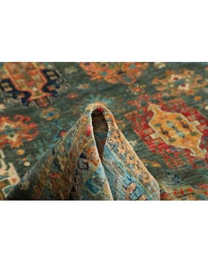 Tappeto Tribal Pakistan azzurro marrone 253x295