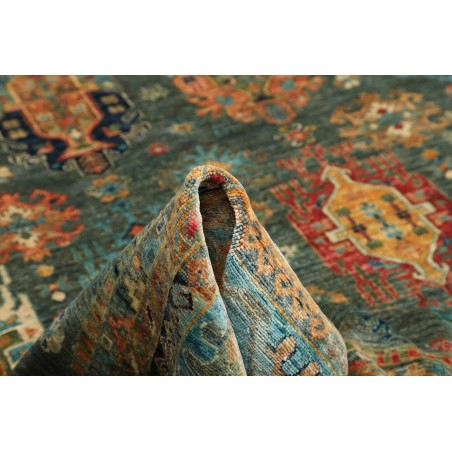 Tappeto Tribal Pakistan azzurro marrone 253x295