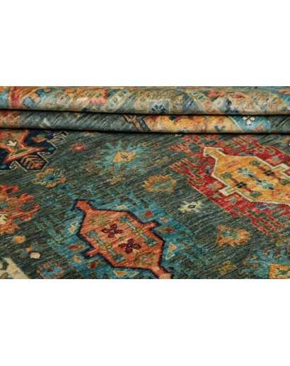 Tappeto Tribal Pakistan azzurro marrone 253x295