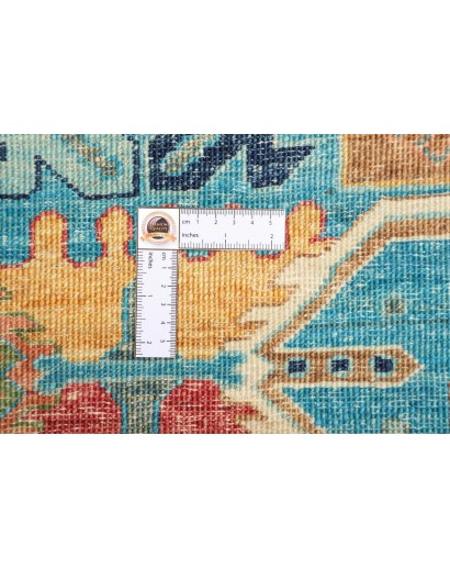 Tappeto Tribal Pakistan azzurro marrone 253x295