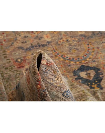 Tappeto Shahi Fine Pakistan bianco grigio 297x408
