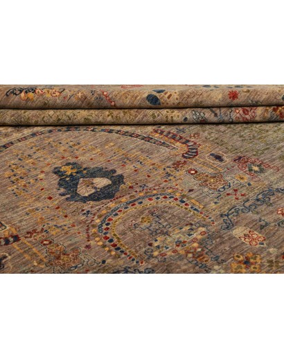 Tappeto Shahi Fine Pakistan bianco grigio 297x408