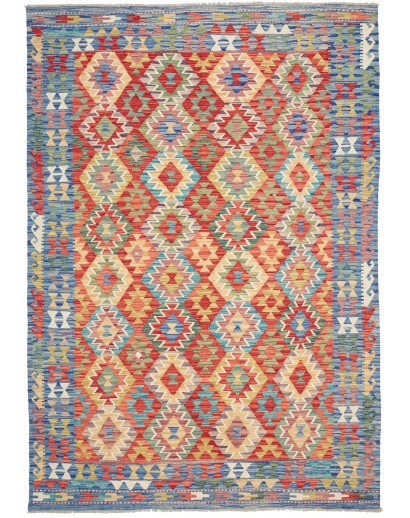Tappeto Kilim Afghanistan marrone 178x256