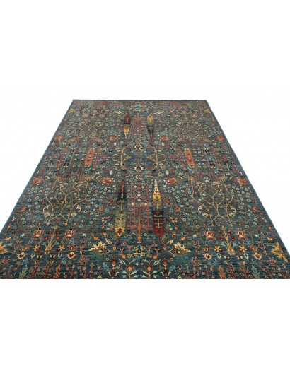 Tappeto Shahi Fine Pakistan azzurro grigio 198x299
