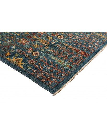 Tappeto Shahi Fine Pakistan azzurro grigio 198x299