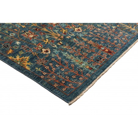 Tappeto Shahi Fine Pakistan azzurro grigio 198x299
