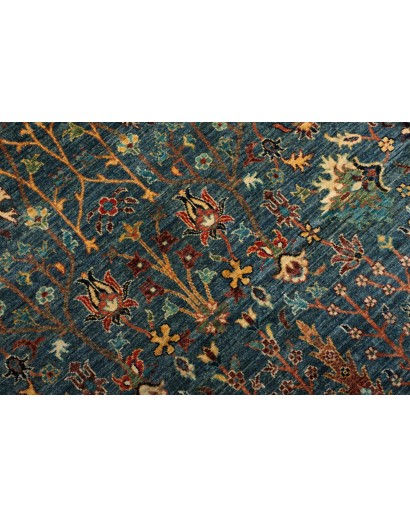 Tappeto Shahi Fine Pakistan azzurro grigio 198x299