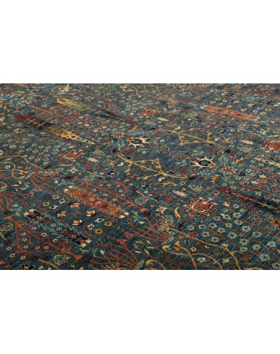 Tappeto Shahi Fine Pakistan azzurro grigio 198x299