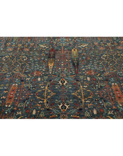 Tappeto Shahi Fine Pakistan azzurro grigio 198x299