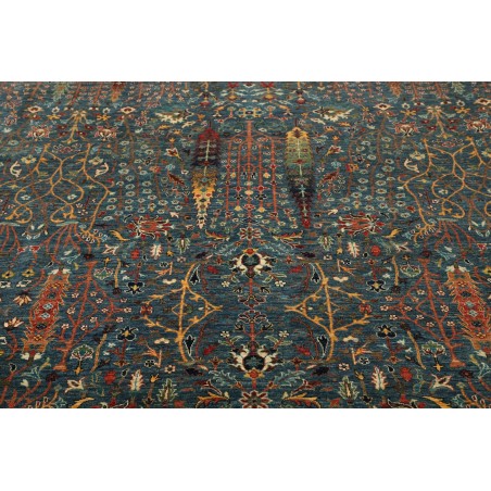 Tappeto Shahi Fine Pakistan azzurro grigio 198x299