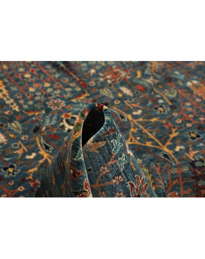 Tappeto Shahi Fine Pakistan azzurro grigio 198x299