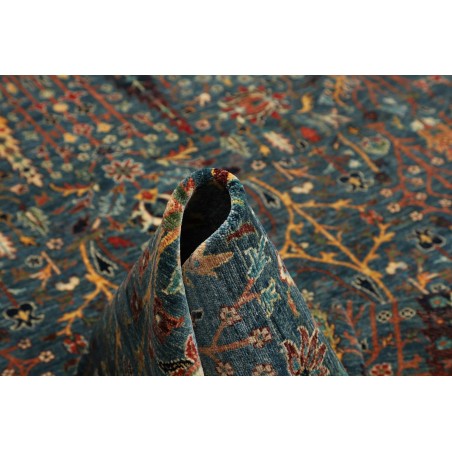 Tappeto Shahi Fine Pakistan azzurro grigio 198x299