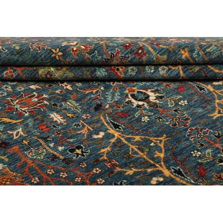 Tappeto Shahi Fine Pakistan azzurro grigio 198x299