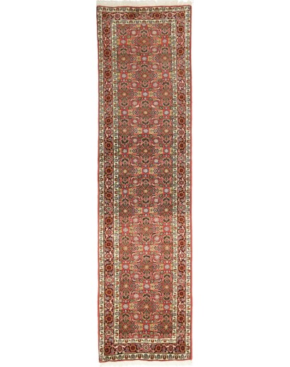 Tappeto Zandjan Persia marrone giallo 64x245