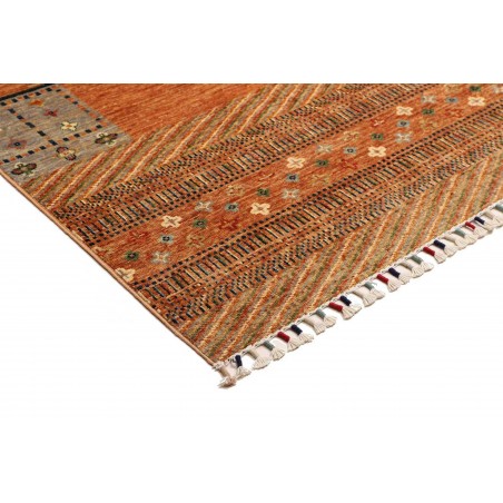 Tappeto Siva Pakistan marrone grigio 209x250