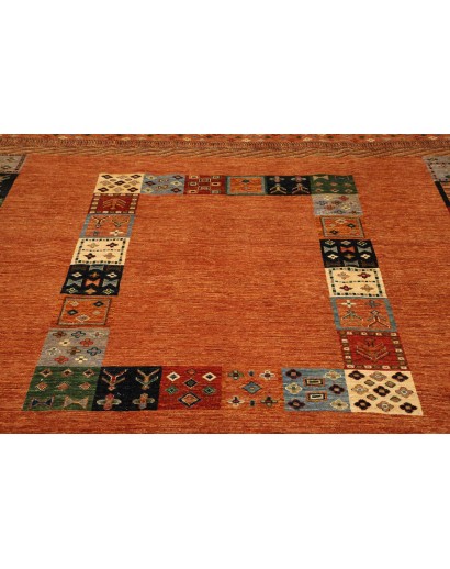 Tappeto Siva Pakistan marrone grigio 209x250