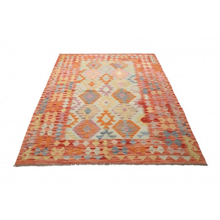 Tappeto Kilim Afghanistan marrone 148x192