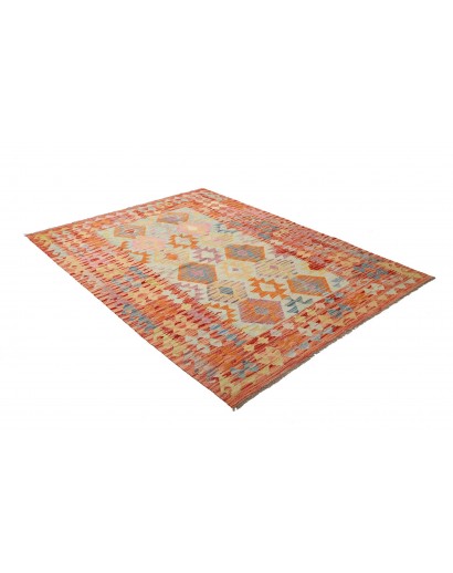 Tappeto Kilim Afghanistan marrone 148x192