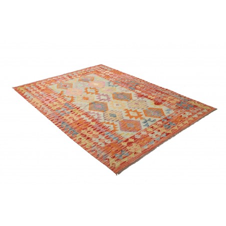 Tappeto Kilim Afghanistan marrone 148x192