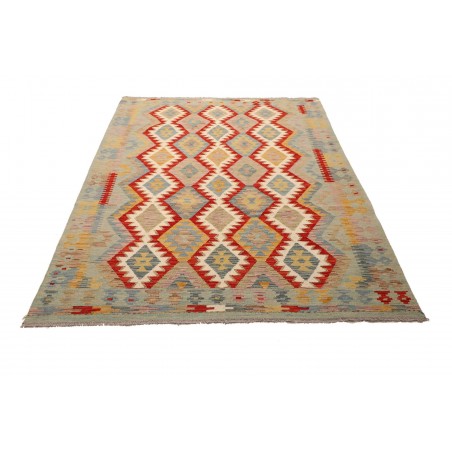 Tappeto Kilim Afghanistan marrone 150x201