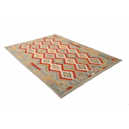 Tappeto Kilim Afghanistan marrone 150x201