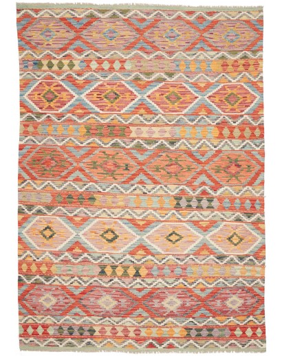 Tappeto Kilim Afghanistan marrone 175x252
