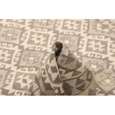 Tappeto Kilim Afghanistan azzurro bianco 149x210