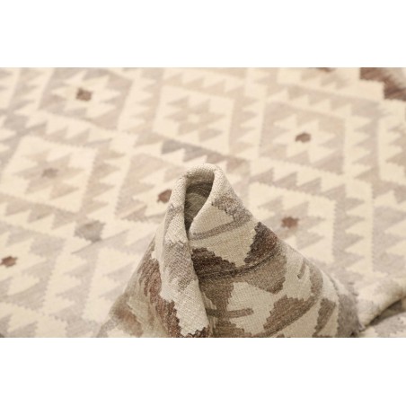 Tappeto Kilim Afghanistan beige bianco 154x210