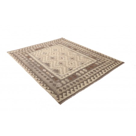 Tappeto Kilim Afghanistan marrone beige 164x201