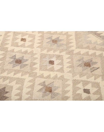 Tappeto Kilim Afghanistan marrone beige 164x201