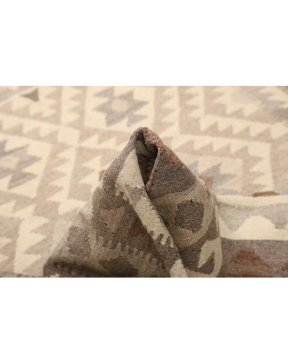 Tappeto Kilim Afghanistan marrone beige 164x201