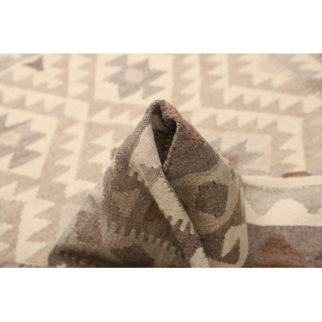 Tappeto Kilim Afghanistan marrone beige 164x201