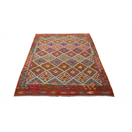 Tappeto Kilim Afghanistan marrone 146x186