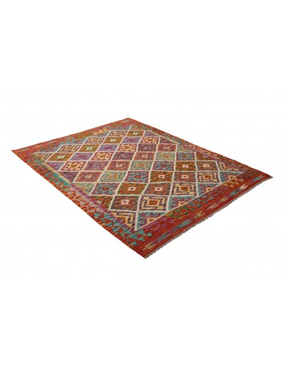 Tappeto Kilim Afghanistan marrone 146x186