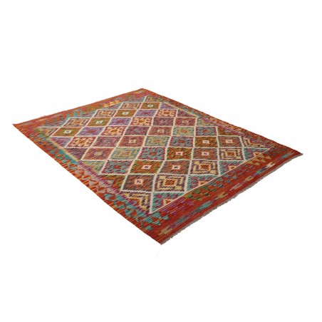 Tappeto Kilim Afghanistan marrone 146x186