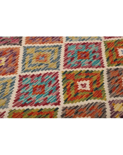 Tappeto Kilim Afghanistan marrone 146x186