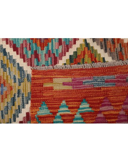 Tappeto Kilim Afghanistan marrone 146x186