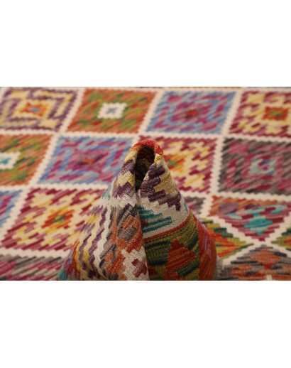 Tappeto Kilim Afghanistan marrone 146x186
