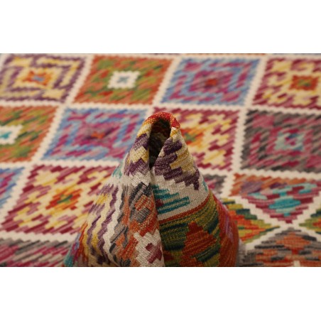 Tappeto Kilim Afghanistan marrone 146x186