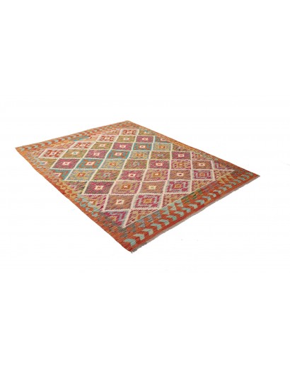 Tappeto Kilim Afghanistan marrone 149x194