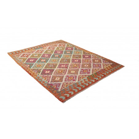 Tappeto Kilim Afghanistan marrone 149x194
