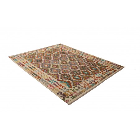 Tappeto Kilim Afghanistan marrone 150x196