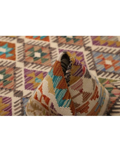 Tappeto Kilim Afghanistan marrone 150x196