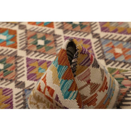 Tappeto Kilim Afghanistan marrone 150x196